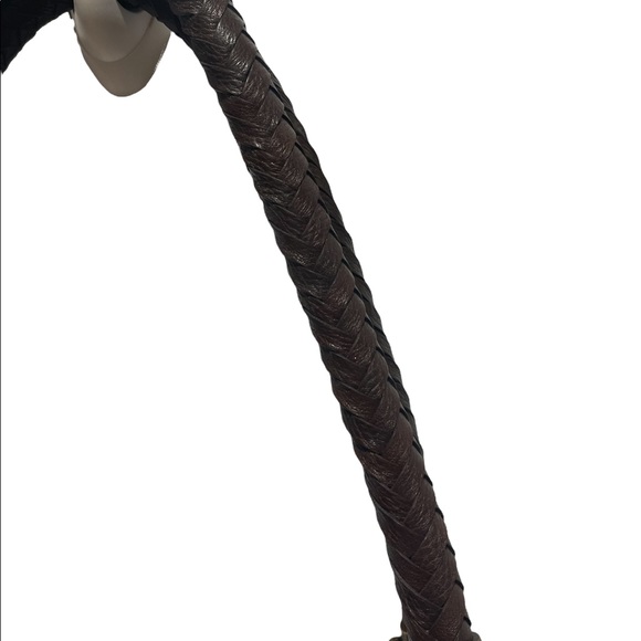 MICHAEL KORS Logo Leather Hobo with Braided Handles - Picture 6 of 13